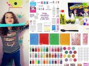 10 ערכות להכנת סליים ואביזרים ותוספות לסליים - ענקיות ווכיפיות