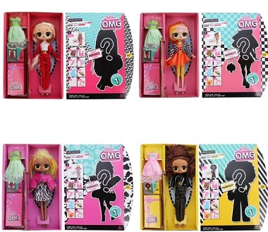 מתנה לבת 9 בובת לול LOL