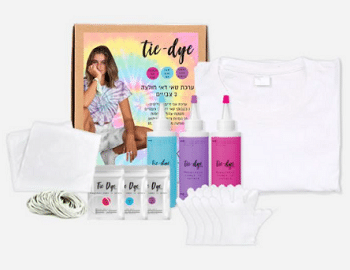 ערכת טאי דאי עם חולצה וצבעים