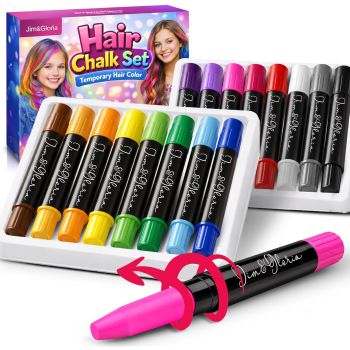 גירים לצביעת שיער זמנית מתנה לילדות