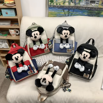 תיק גן מיקי מאוס עם בובה